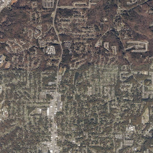 Aerial imagery of Center Point Lake, AL