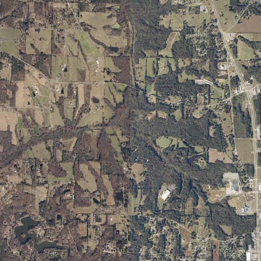 Aerial imagery of Pine Lake Dam, AL