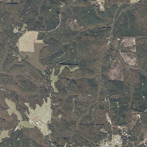 Aerial imagery of McMurray Dam, AL
