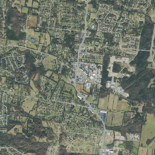 Aerial imagery of Mount Juliet Elementary School, TN