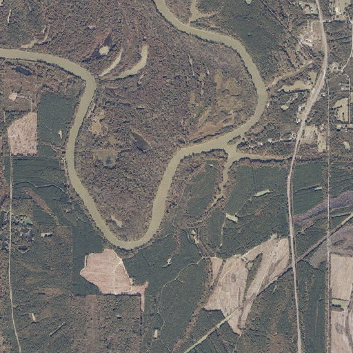Aerial imagery of Birdine Bar, AL