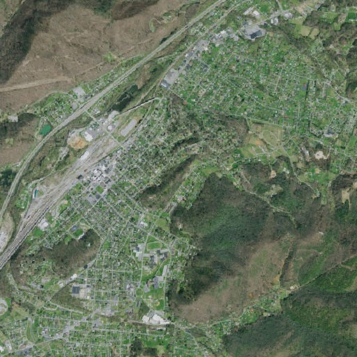 Aerial imagery of Elephant Back, TN