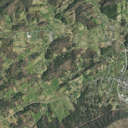 Aerial imagery of Holy Hill, TN