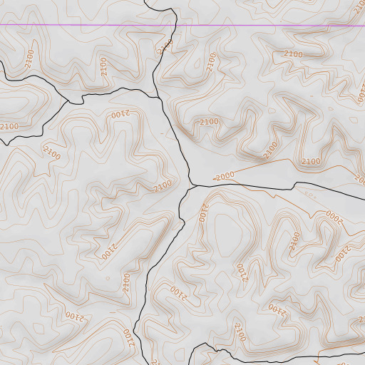 OpenTopoMap map of Aermotor Windmill, TX
