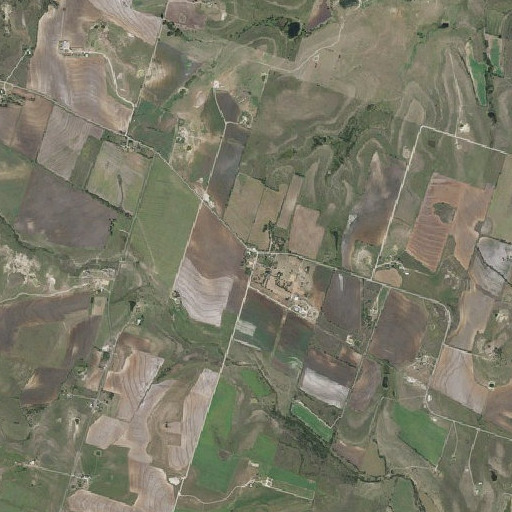 Aerial imagery of Aleman, TX