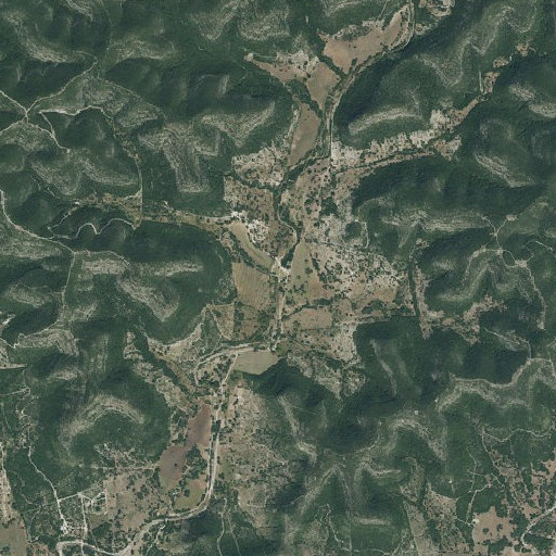 Aerial imagery of Bailey Hollow, TX