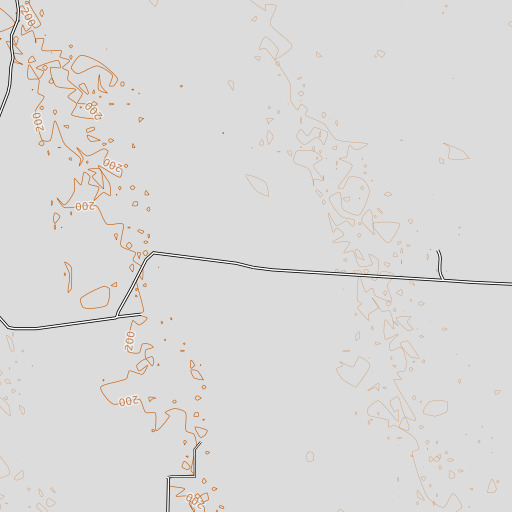 OpenTopoMap map of Blanco Well, TX