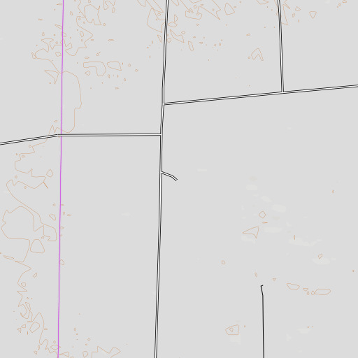 OpenTopoMap map of Blanco Windmill, TX