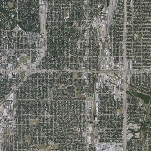 Aerial imagery of Capps Park, TX