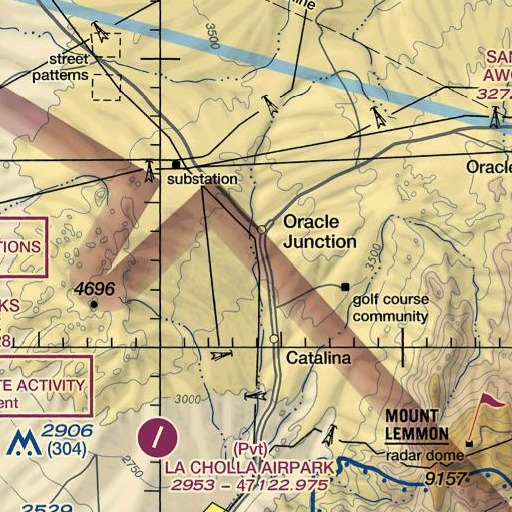 FAA VFR chart of Walnut Well, AZ