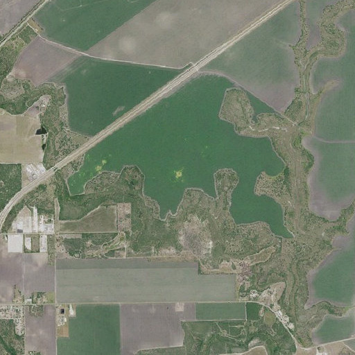 Aerial imagery of Cuarto Esquinas Well, TX