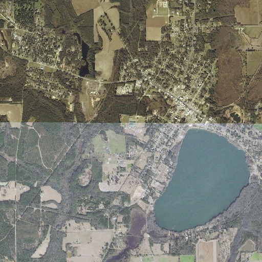 Aerial imagery of Florala High School, AL