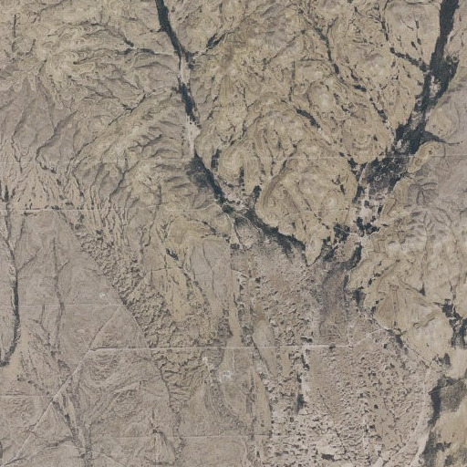 Aerial imagery of Dog Canyon, TX