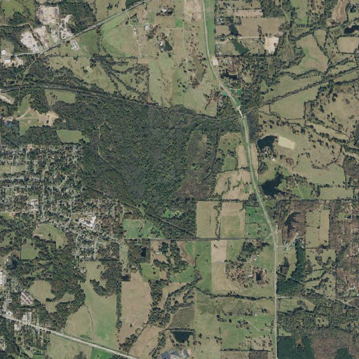 Aerial imagery of Evans Creek, TX