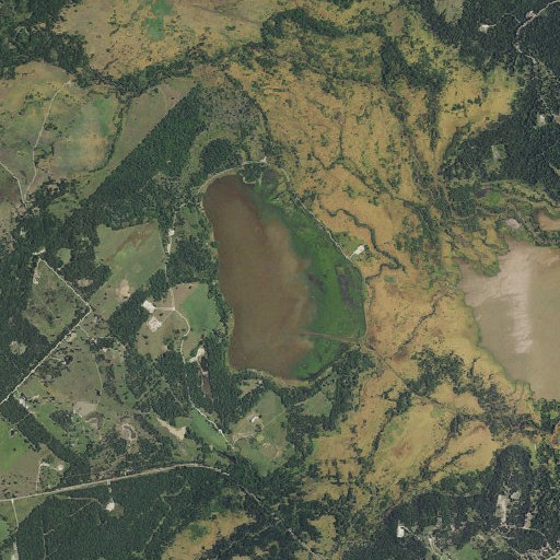 Aerial imagery of Flag Pond, TX