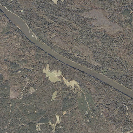 Aerial imagery of James Landing, AL