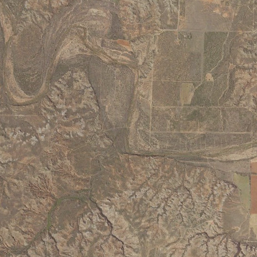 Aerial imagery of Goldstens Branch, TX