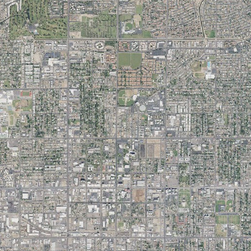 Aerial imagery of Washington School, AZ