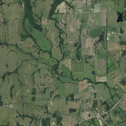 Aerial imagery of Hardeman Branch, TX