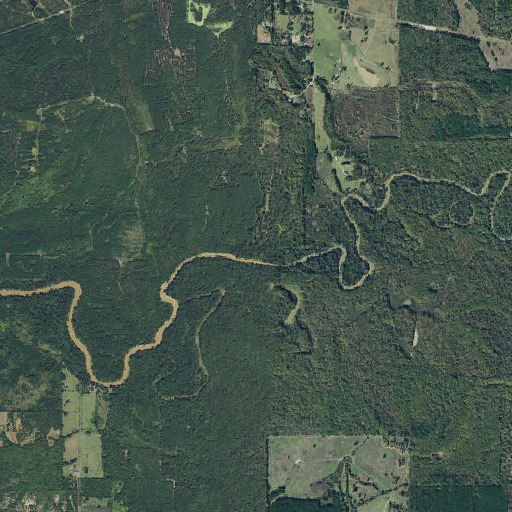 Aerial imagery of Hills Creek, TX
