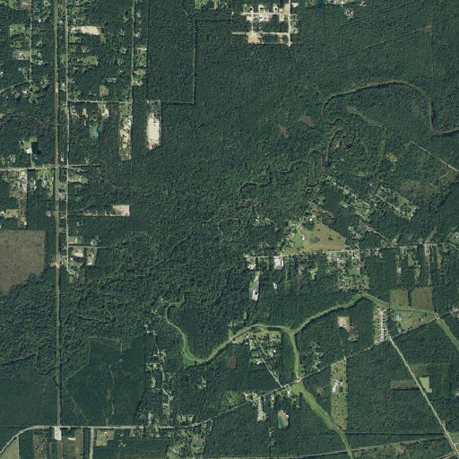 Aerial imagery of Horseshoe Bend, TX
