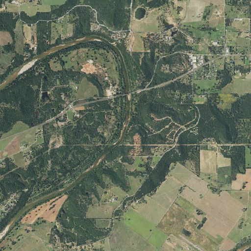 Aerial imagery of Indian Creek, TX
