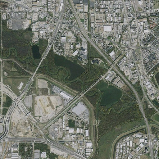 Aerial imagery of Joes Creek, TX