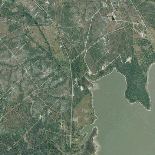 Aerial imagery of Long Hollow, TX