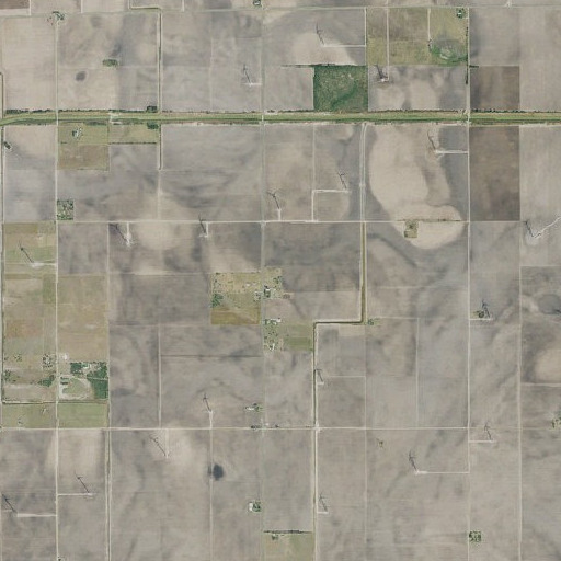 Aerial imagery of Los Coyotes Gin, TX