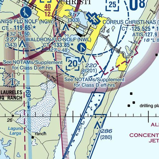 FAA VFR chart of Matanza Windmill, TX
