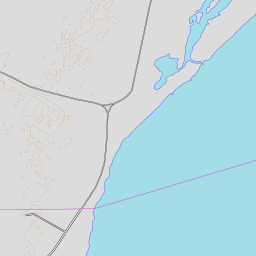 OpenTopoMap map of Matanza Windmill, TX