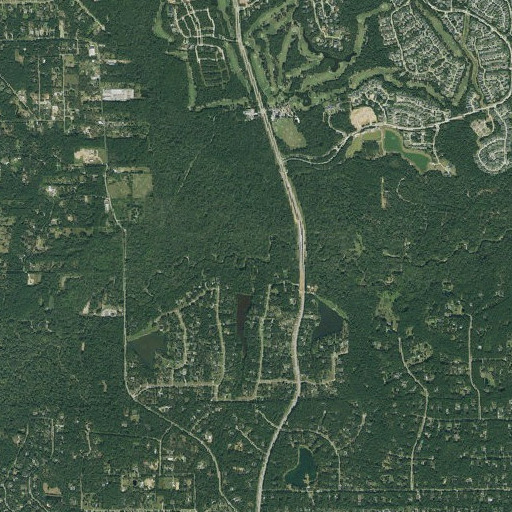 Aerial imagery of Mound Creek, TX
