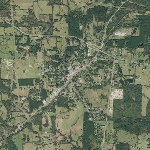 Aerial imagery of Naples, TX