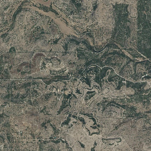 Aerial imagery of North Windmill, TX