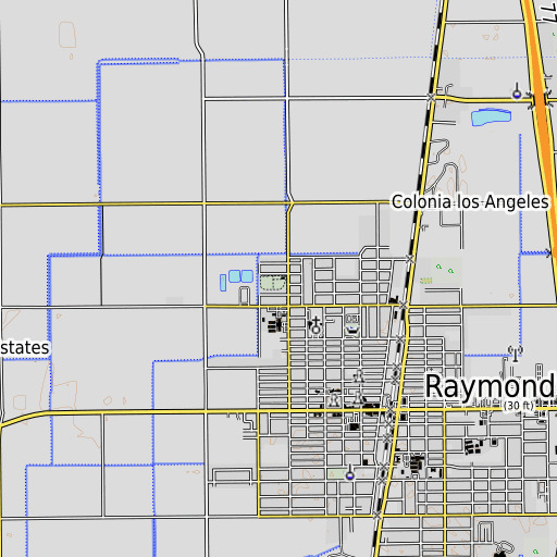 OpenTopoMap map of Northward School, TX