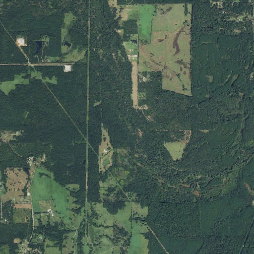 Aerial imagery of Panther Creek, TX
