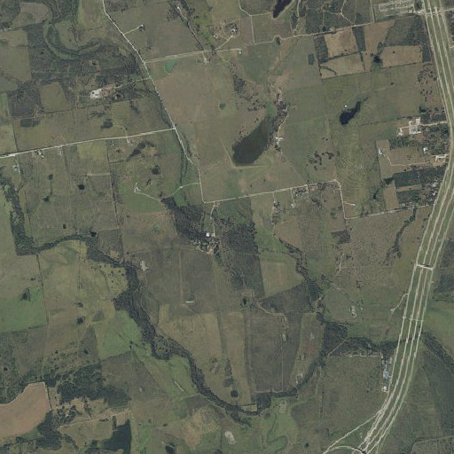 Aerial imagery of Rabbit Branch, TX