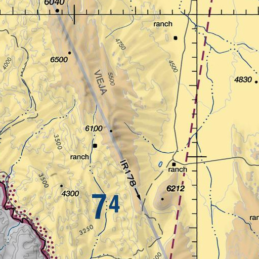 FAA VFR chart of Rancho Cielo, TX