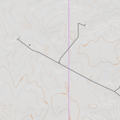 OpenTopoMap map of Salado Windmill, TX
