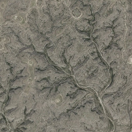 Aerial imagery of Sulfur Windmill, TX