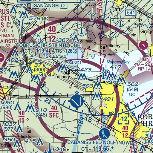 FAA VFR chart of Tule Lake, TX