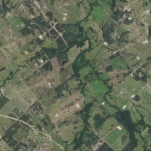 Aerial imagery of Turkey Creek, TX