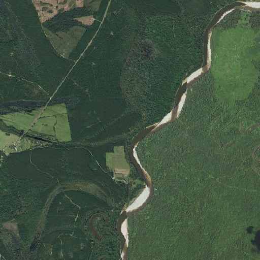 Aerial imagery of Arch Creek, TX
