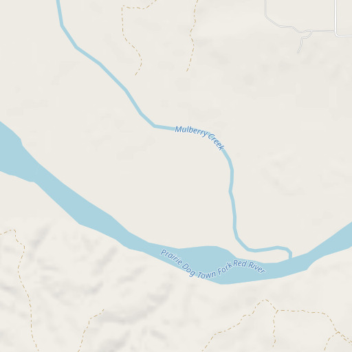 OpenStreetMap map of Bitter Creek, TX
