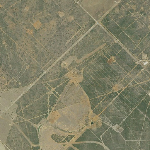 Aerial imagery of Brushy Windmill, TX