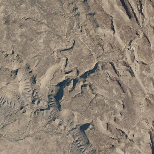Aerial imagery of Cistern Canyon, TX