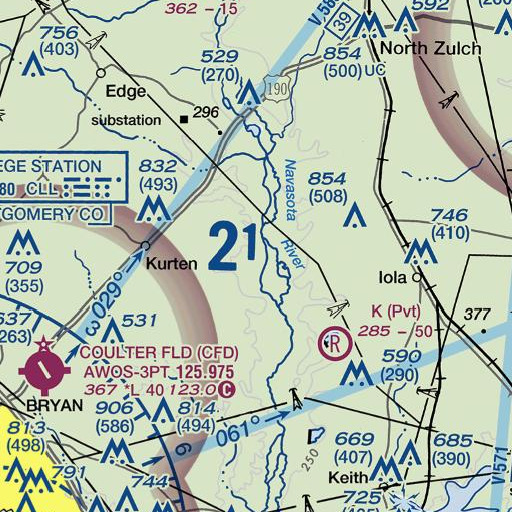 FAA VFR chart of Clear Lake, TX