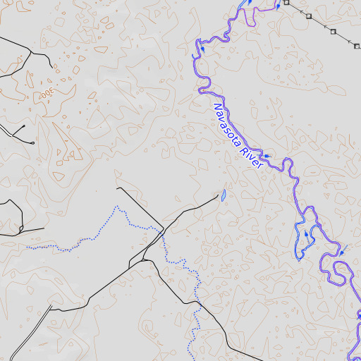 OpenTopoMap map of Clear Lake, TX