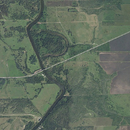 Aerial imagery of Dick Island, TX