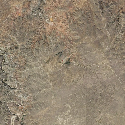 Aerial imagery of George Camp, TX
